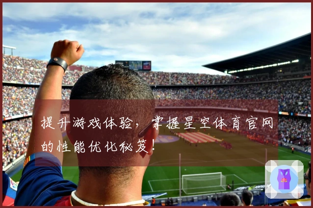 提升游戏体验，掌握星空体育官网的性能优化秘笈！